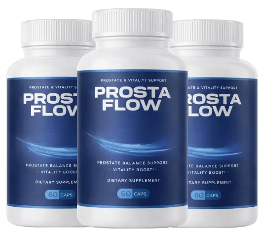 Prostaflow capsule supplement bottles